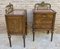 French Walnut and Bronze Bedside Tables or Nightstands, Set of 2 6