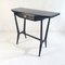 Table Console Noire Mid-Century, Italie 12