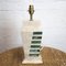 Vintage Egyptian Revival Travertine Table Lamp, 1970s 7