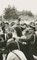 Jackie Kennedy with Crowd of People, 1970s, Black & White Photograph 2