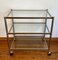 Bicolor Bar Cart with Glass Trays, 1970s 6