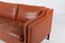 Danish Cognac Leather Sofa from Mogens Hansen, 1970s, Image 10