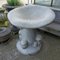Patinated Gray Concrete Mushrooms Chairs 1