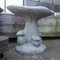 Patinated Gray Concrete Mushrooms Chairs 4