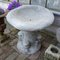 Patinated Gray Concrete Mushrooms Chairs 3