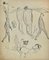 Norbert Meyre, The Sketches of Figures, disegno originale, metà XX secolo, Immagine 1
