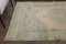 Vintage Turkish Handmade Green Wool Rug 5