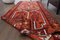 Handgeknüpfter türkischer Vintage Teppich aus roter Wolle 5