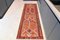 Vintage Turkish Handmade Red Wool Rug 1