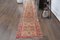 Handgeknüpfter türkischer Vintage Teppich aus roter Wolle 1