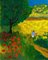 Jean Duquoc, La Péillette Des Roses, 2021-22, acrílico sobre lienzo, enmarcado, Imagen 1