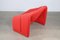 Vintage Red F598 (M Chair) by Pierre Paulin for Artifort Groovy, Image 10