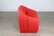 Sedia F598 vintage rossa di Pierre Paulin per Artifort Groovy, Immagine 6