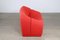 Vintage Red F598 (M Chair) by Pierre Paulin for Artifort Groovy, Image 6