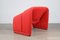 Roter Vintage F598 (M Stuhl) von Pierre Paulin für Artifort Groovy 12