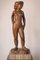 Desnudo femenino de madera tallada con soporte, Imagen 1