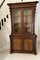 Antique Victorian Figured Mahogany Library Bookcase, Image 1