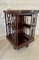 Antique Edwardian Inlaid Mahogany and Marquetry Bookcase 1