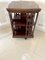 Antique Edwardian Inlaid Mahogany and Marquetry Bookcase 9