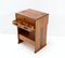 Art Deco Oak Sewing Table by by P.E.L. Izeren for de Genneper Molen, 1920s 1