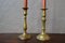 Mid-Century Brass Candleholders, 1940s, Set of 2 3