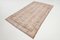 Vintage Faded Cotton & Wool Rug 2
