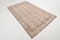 Vintage Faded Cotton & Wool Rug 3