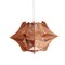 Mid-Century French Country Wooden Hanging Light, 1960s 7