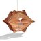 Mid-Century French Country Wooden Hanging Light, 1960s, Image 1