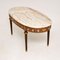 Antique French Marble Top Coffee Table, Image 3