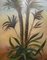 Art Deco Palmera Painting, 1930s, Oil on Canvas, Framed, Image 2