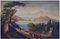 Naples, Ecole Posillipo, Paysage, Italie, Huile sur Toile, Encadrée 2