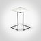 Carrara Marble GravitY Side Table by Nicola Di Froscia for DFdesignlab, Image 1