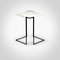 Table d'Appoint GravitY en Marbre de Carrare par Nicola Di Froscia pour DFdesignlab 1