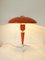 Lampe de Bureau ou de Table Tripode Orange par Louis Kalff pour Philips, 1950s 2