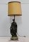 Antique Bronze Lamp with Woman Figure, 1900s 1