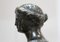 Lampada antica in bronzo con figura femminile, inizio XX secolo, Immagine 20