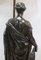 Antique Bronze Lamp with Woman Figure, 1900s 16