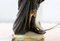 Lampe Antique en Bronze avec Figure de Femme, 1900s 13