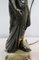 Antique Bronze Lamp with Woman Figure, 1900s 12