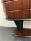 Art Deco Bar Sideboard with Rosewood Mirror, 1940s, Set of 2 8