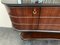 Art Deco Bar Sideboard with Rosewood Mirror, 1940s, Set of 2 10