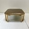 Glass & Brass Coffee Table by Guy Lefevre for Maison Jansen 1
