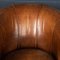 20th Century Dutch Sheepskin Leather Club Chairs, Set of 2 7