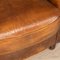 20th Century Dutch Sheepskin Leather Club Chairs, Set of 2 13