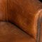 20th Century Dutch Sheepskin Leather Club Chairs, Set of 2 22