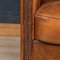 20th Century Dutch Sheepskin Leather Club Chairs, Set of 2 8