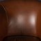 20th Century Dutch Sheepskin Leather Club Chairs, Set of 2 11