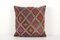 Taie d'Oreiller Jajim Kilim Vintage 1