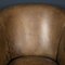 20th Century Dutch Sheepskin Leather Club Chairs, Set of 2, Image 11